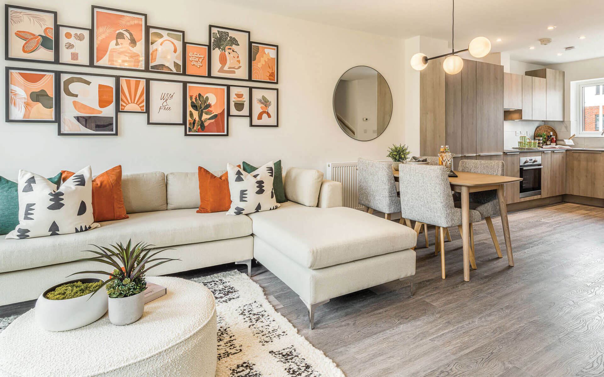 Bluebell Gardens Cypress Kitchen, Dining, Living 1