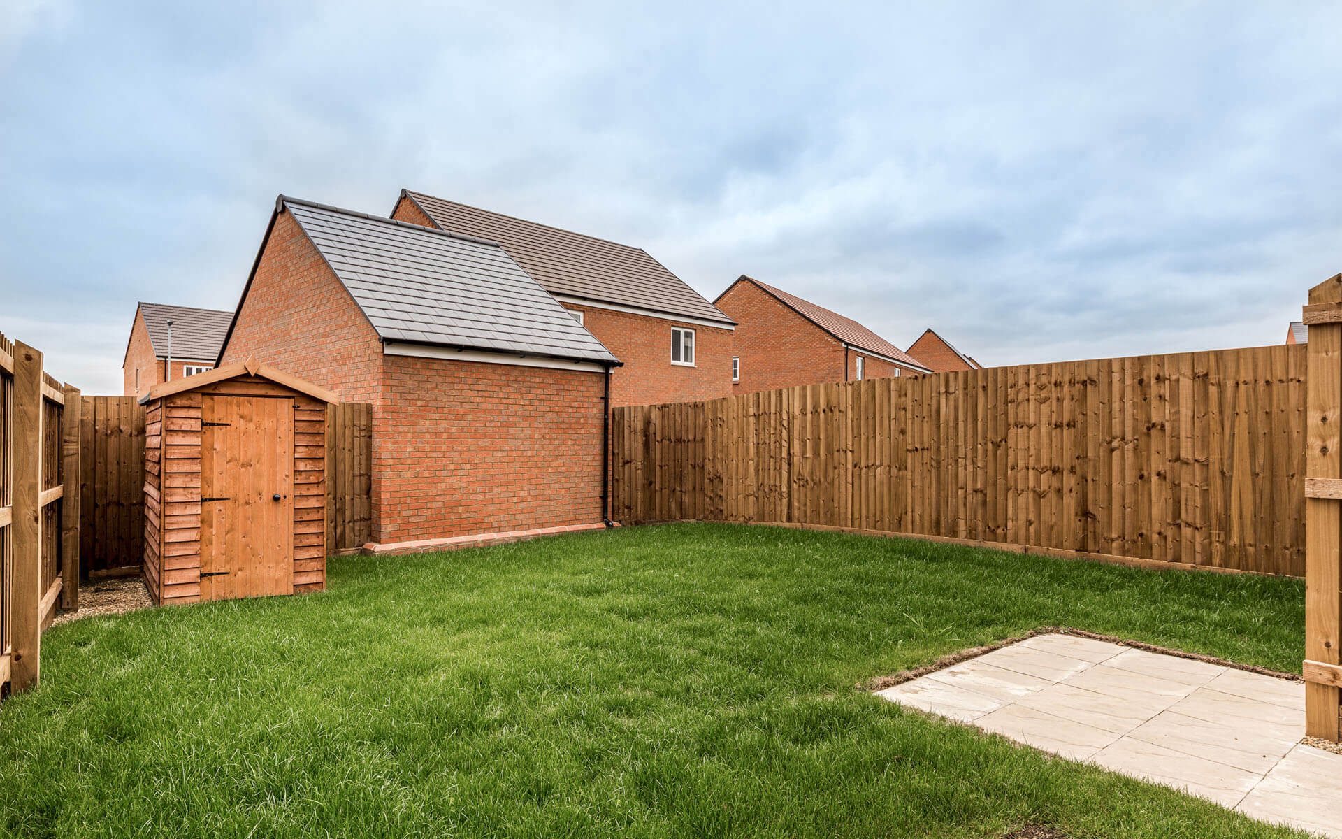 Woodland Valley Pitsford P415 Rear Garden