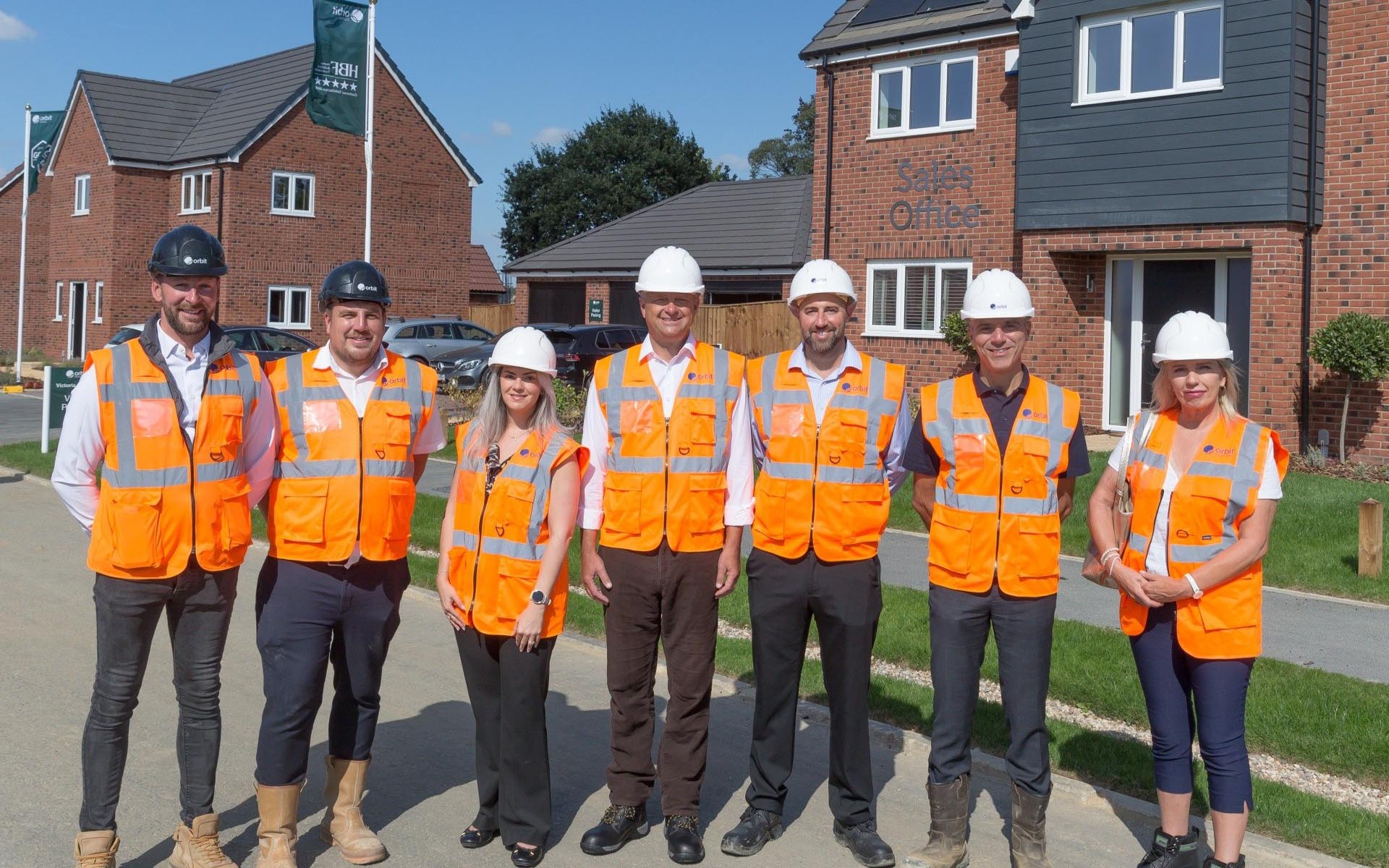 MP Jerome Mayhew Visits Orbit Homes' Vicotria Gardens 1