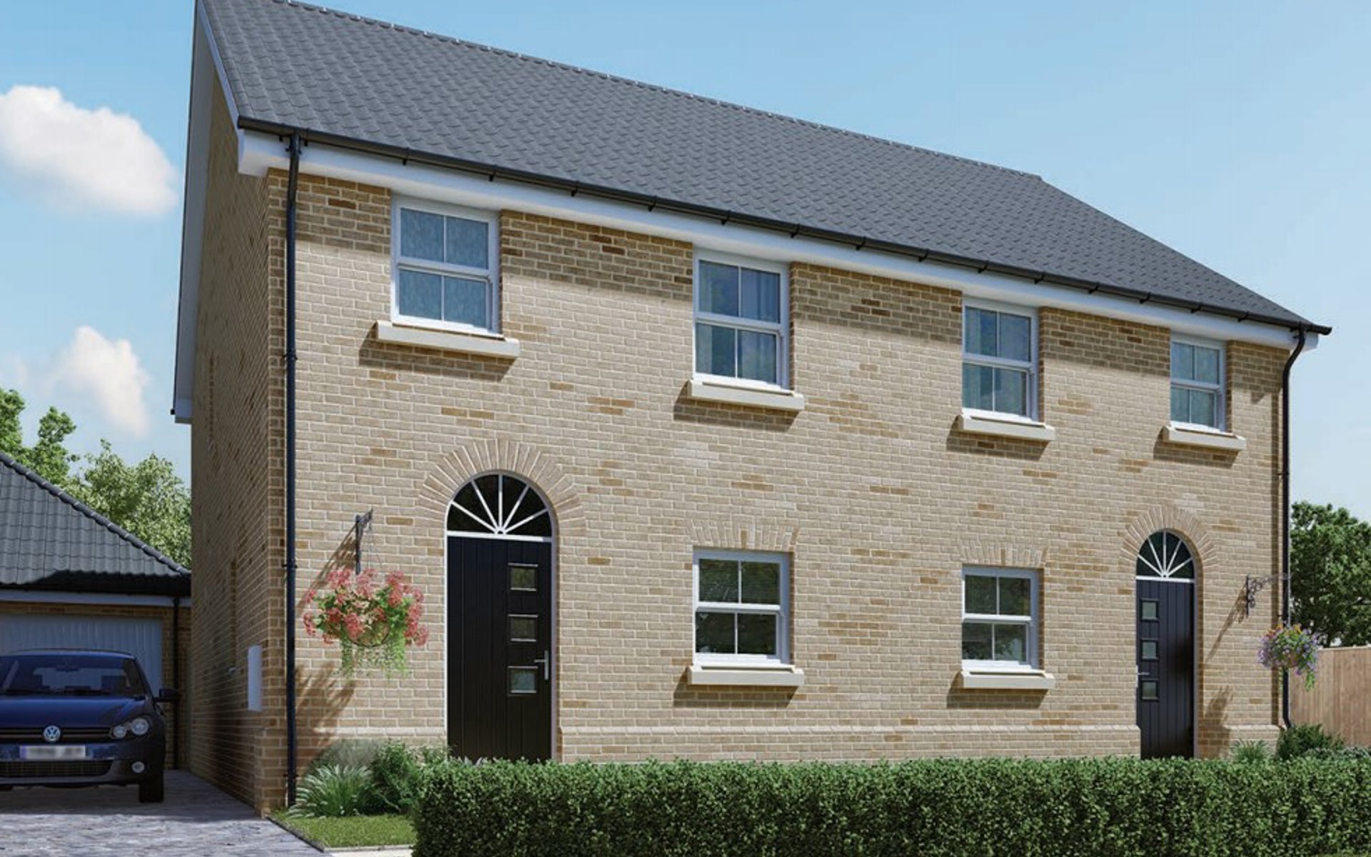 OH Mill View Welney Single Garage View