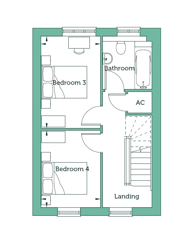 Plot 186 Sheringham Dovecote Gardens New Build Homes Norfolk