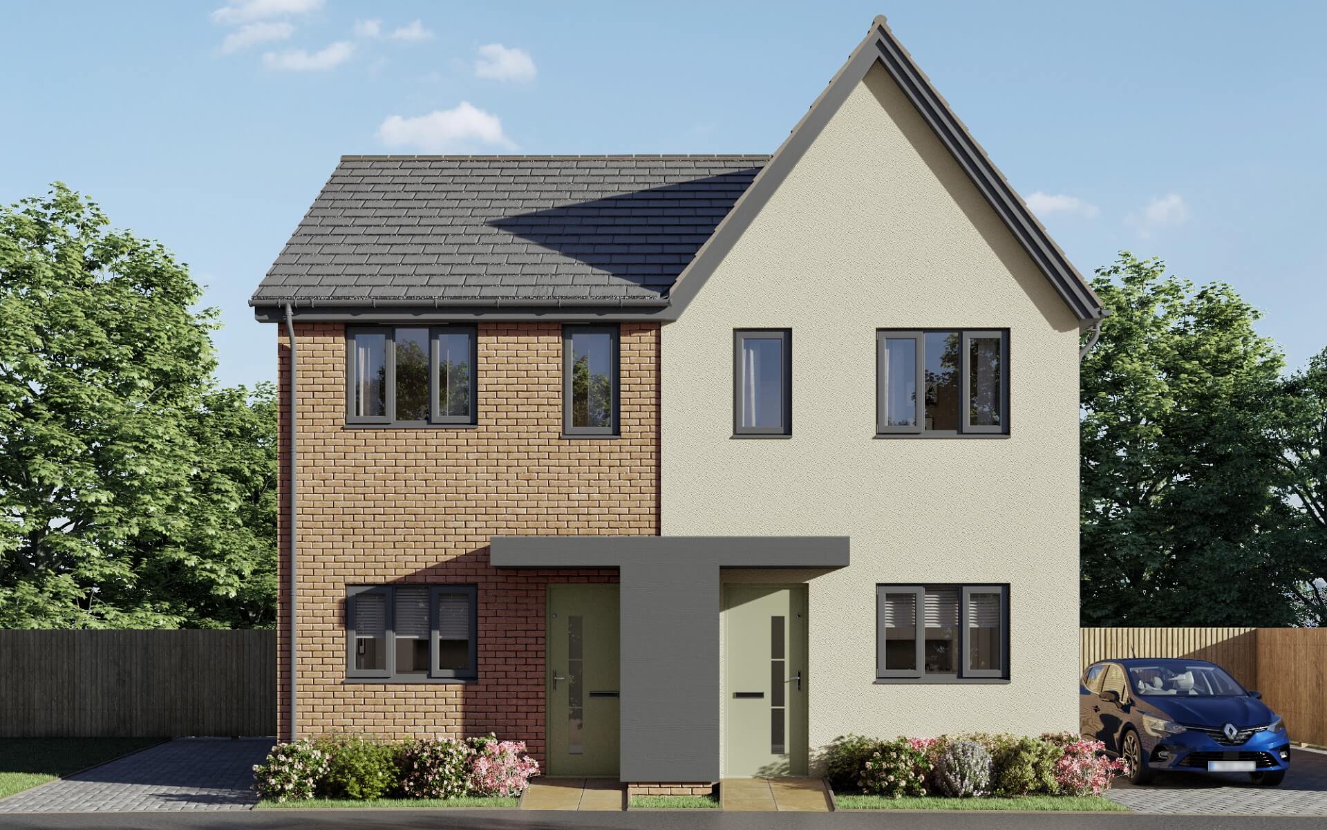 Orbit at Spiregrass Square New Build Houses For Sale In Over