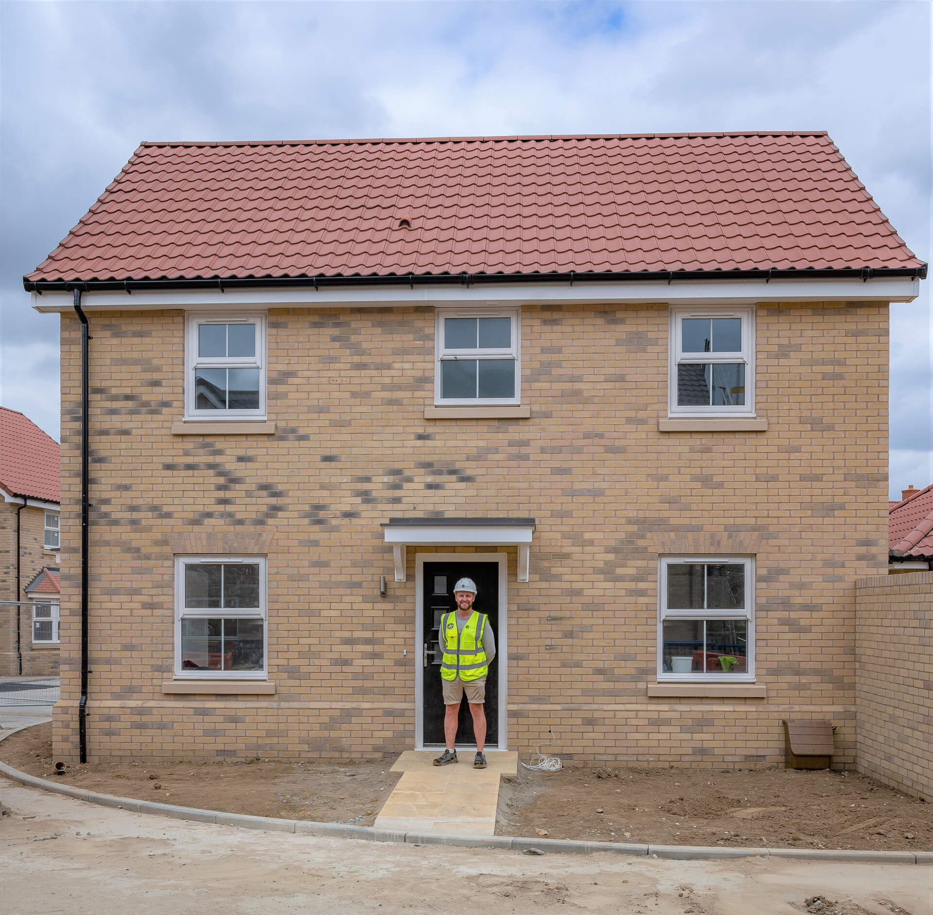Orbit Homes telehandler buys house at Mill View, Dereham that he helped