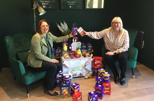 Orbit Homes Chocloate Donation Midlands