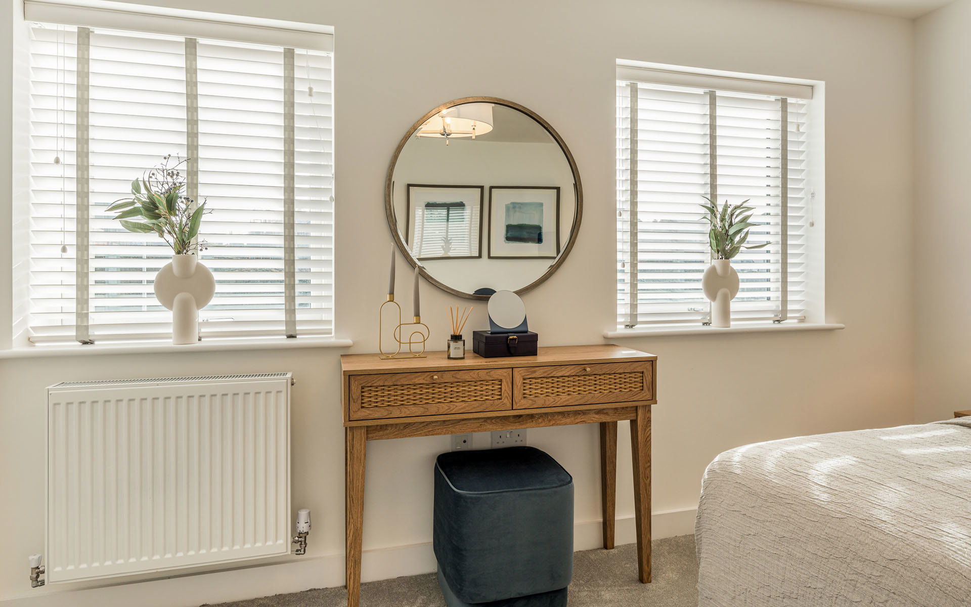 Wolverton Mill Fern Double Bedroom With Two Windows