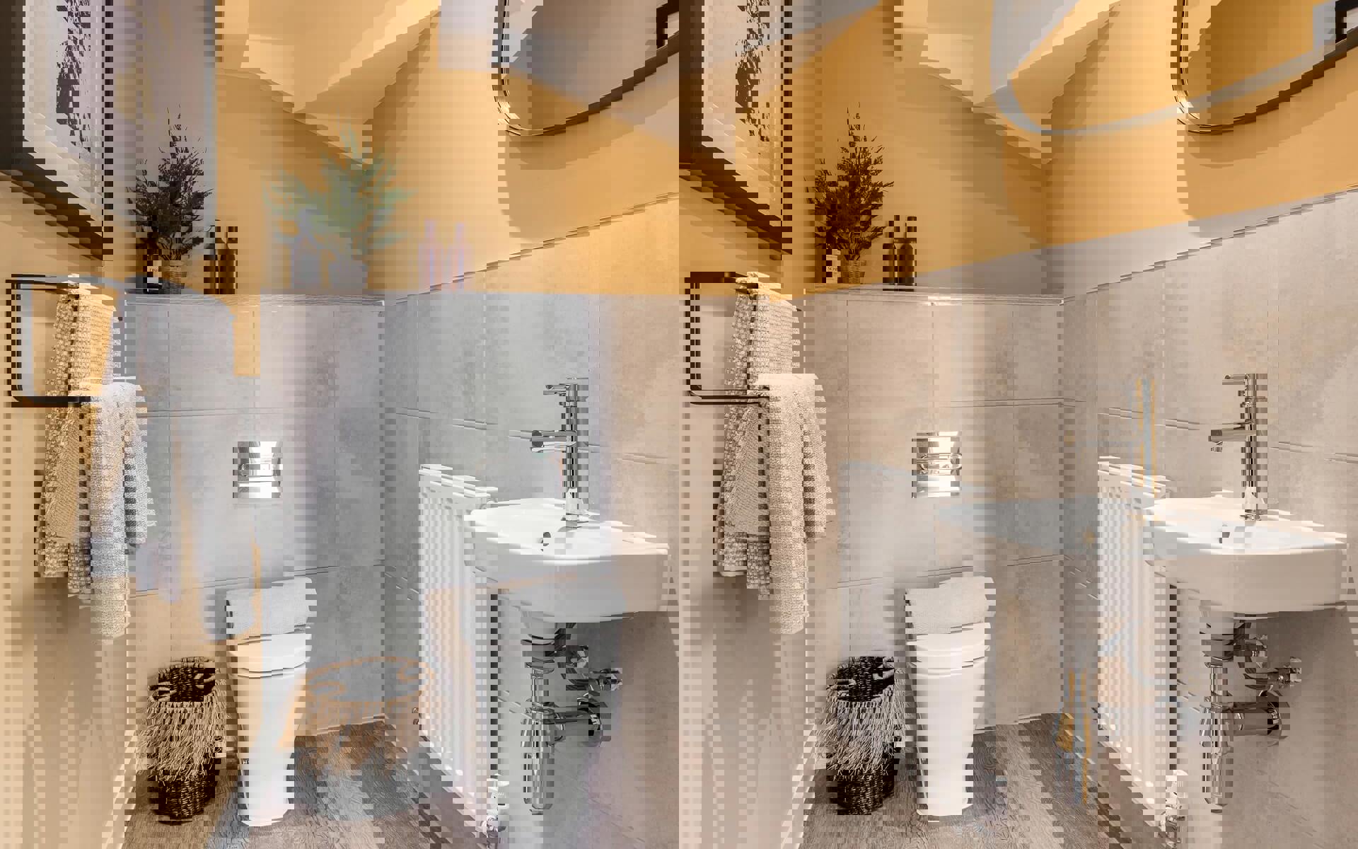 Wolverton Mill - Roseberry - Downstairs Cloakroom