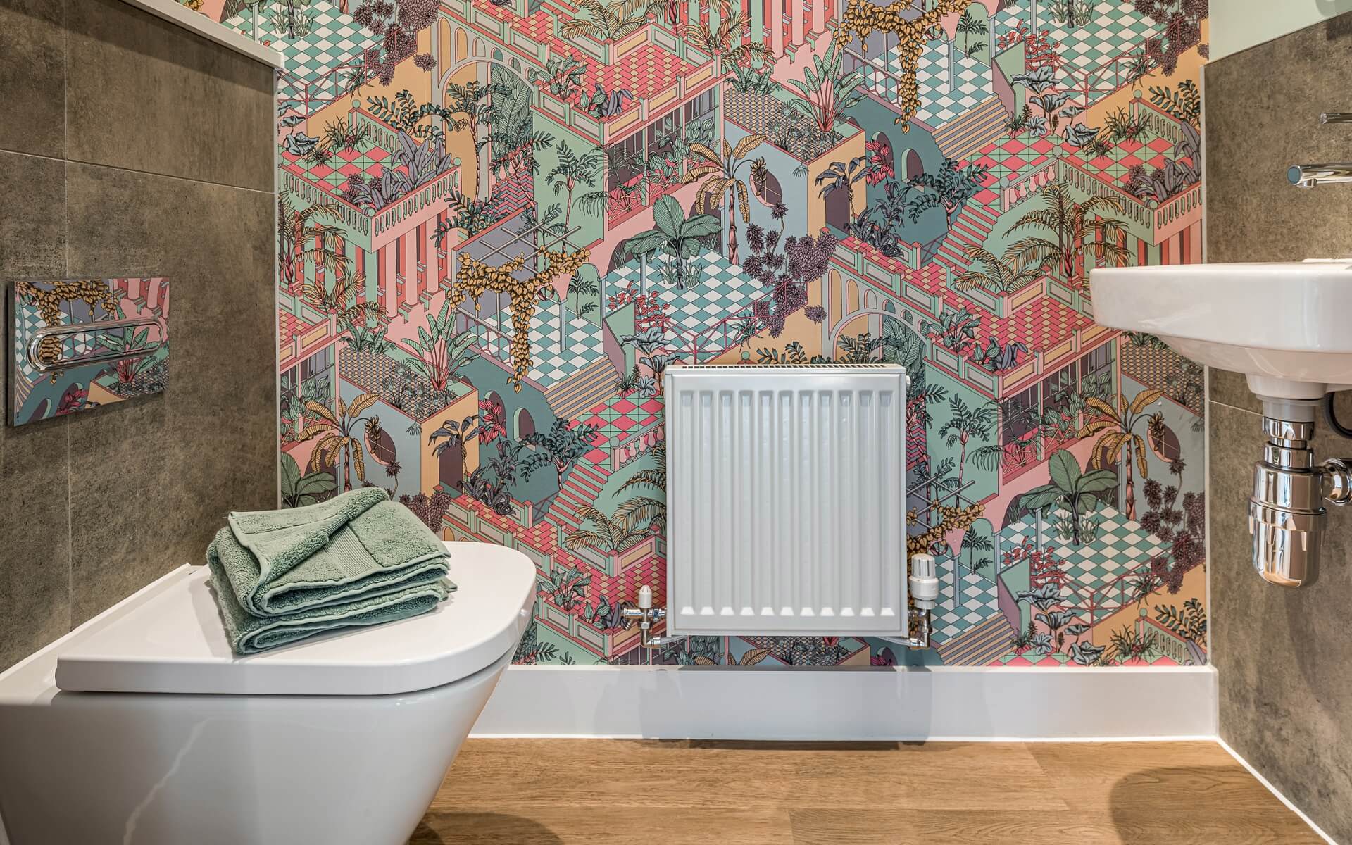 Elm cloakroom