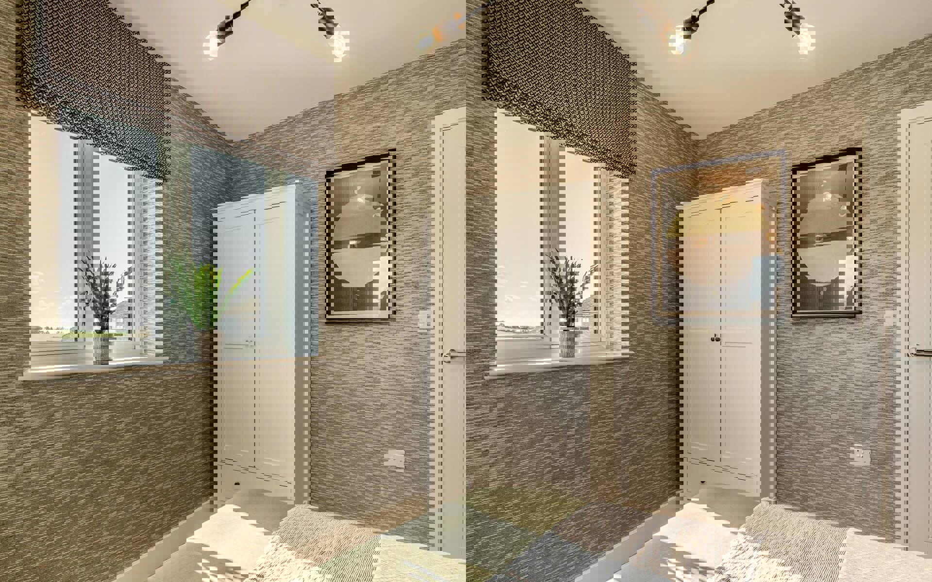 Wolverton Mill Poplar Double Bedroom With Wardrobe