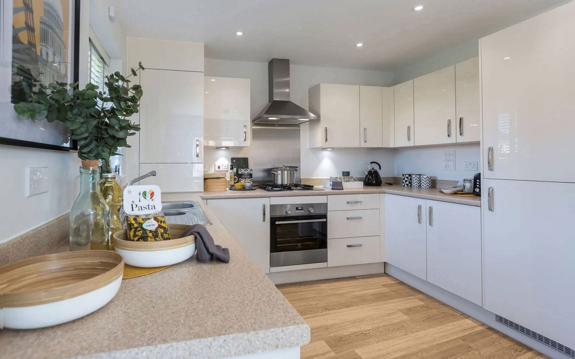 Rushlake Meadows Pine Kitchen Area