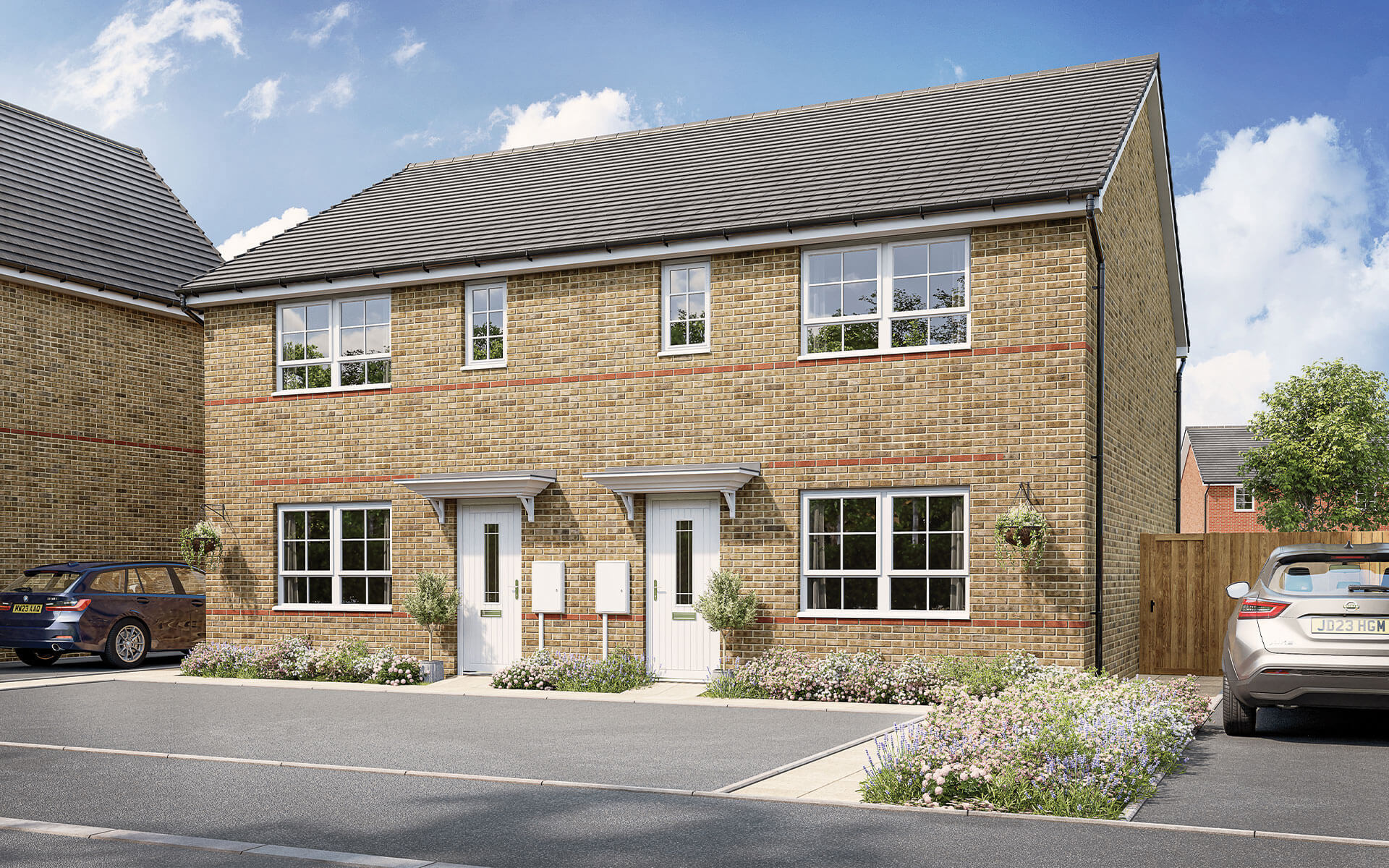 Hawthorn Grove Rose 235 236 CGI