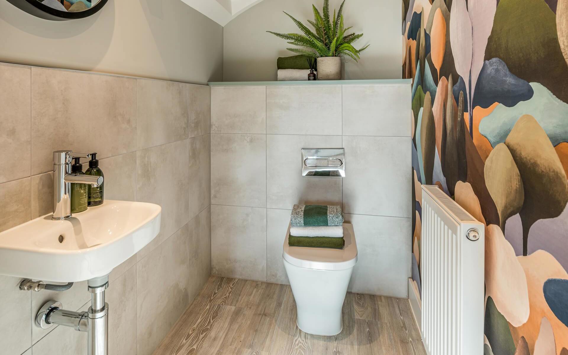 Poplar F cloakroom