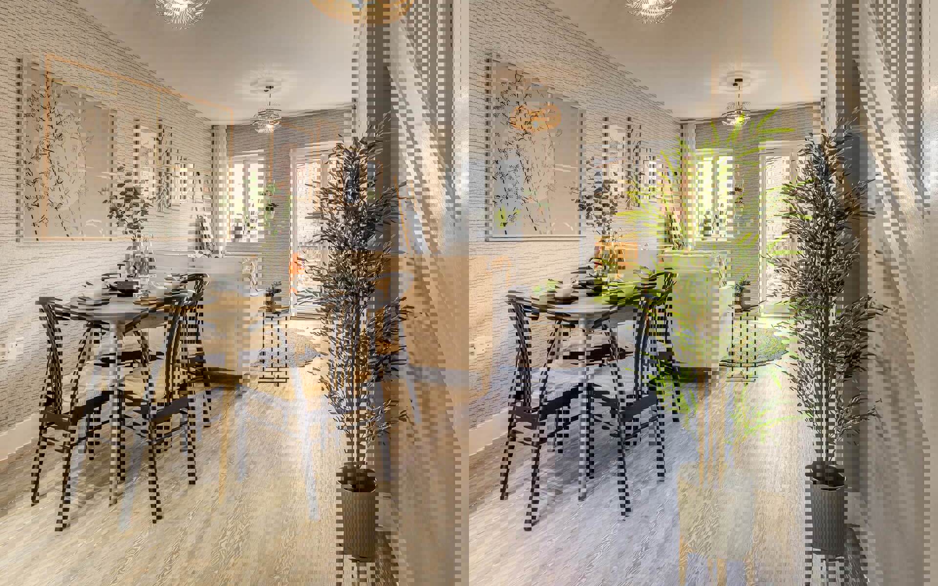 Wolverton Mill Fern Open Plan Dining Living Area