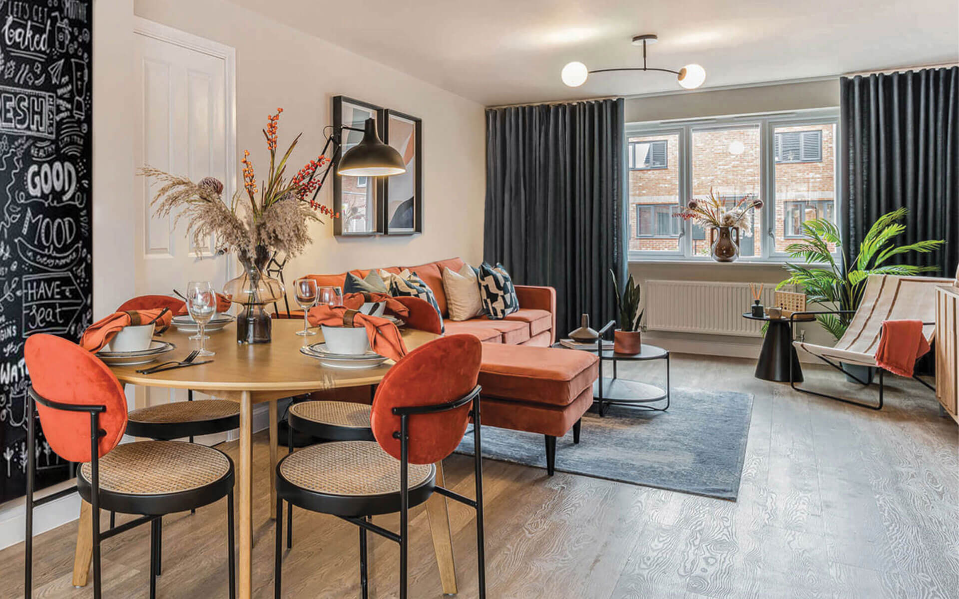 Orchard Mill - Cedar - Living Room and Diner