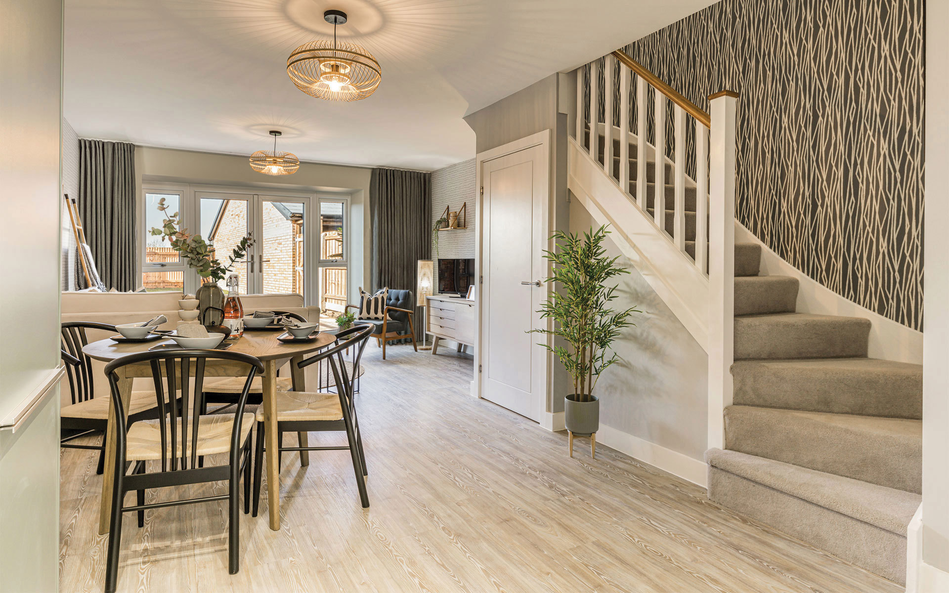 Rosewood Cypress Living Diner