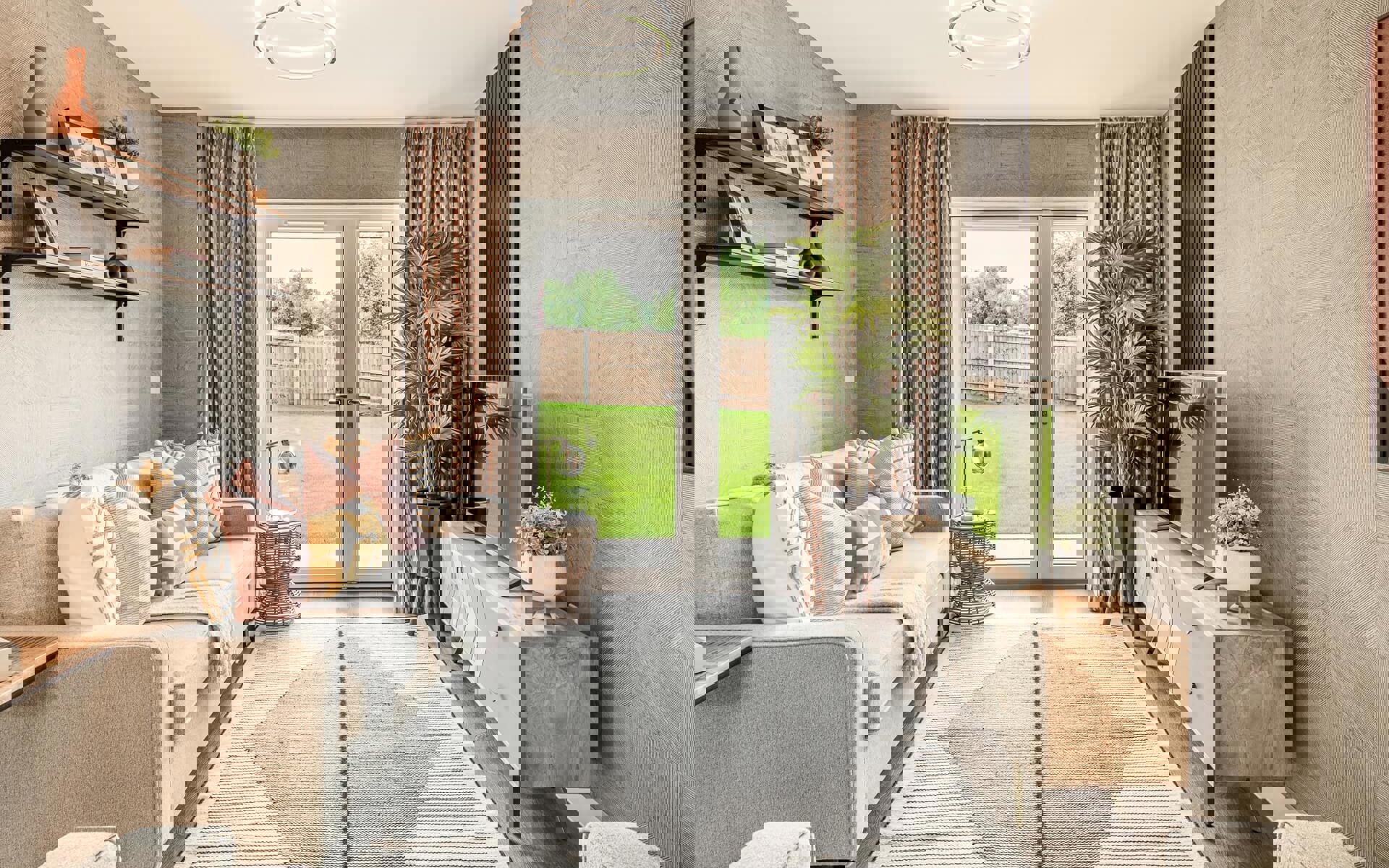 Wolverton Mill Roseberry View To Garden From Living Room