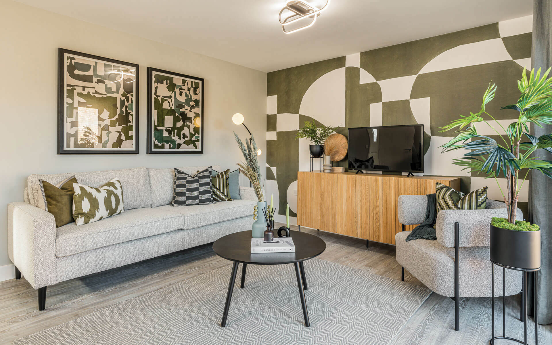 Swingate Park Levenstead Living Room